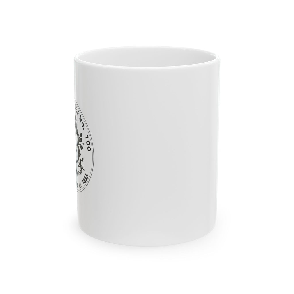 Potomac Lodge B&W Logo Ceramic Mug (11oz, 15oz)
