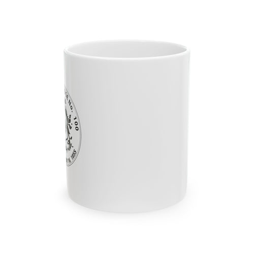 Potomac Lodge B&W Logo Ceramic Mug (11oz, 15oz)
